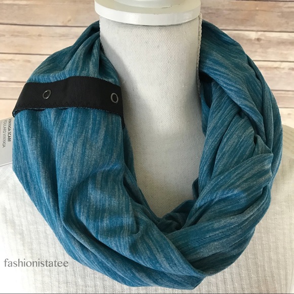 NWT LULULEMON VINYASA SCARF HEATHERED TOFINO HTOF - Picture 3 of 7